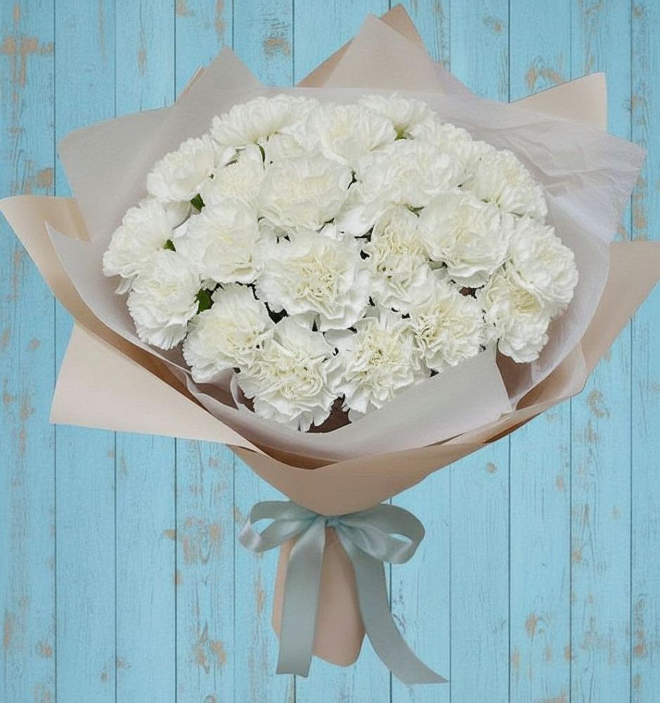 Букет цветов из: Гвоздики в Орловском Ростовской области