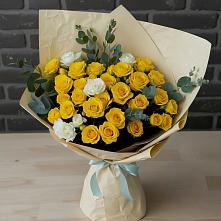 Букет цветов из:  Розы #REPLACE_PRED# Орловском Ростовской области