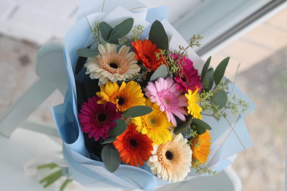 Букет цветов из: Герберы в Орловском Ростовской области