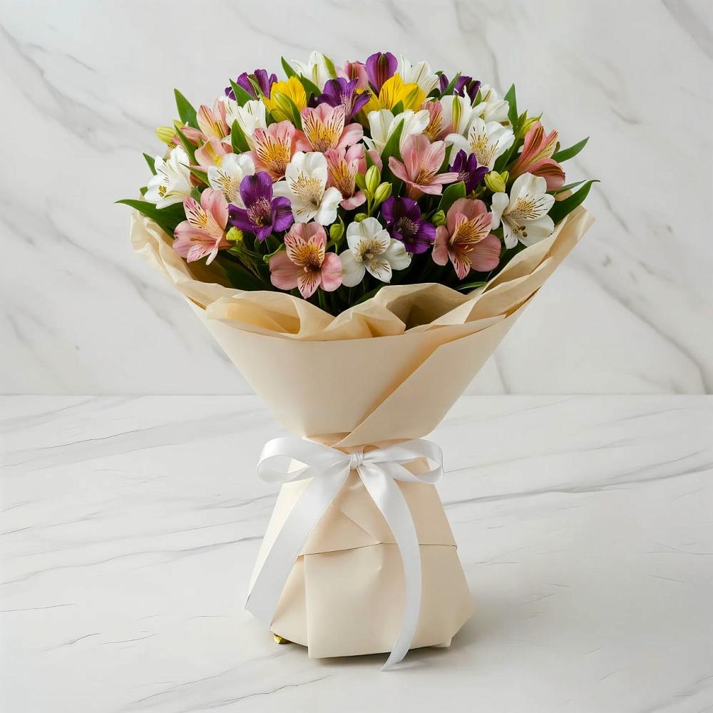 Букет цветов из: Альстромерии в Орловском Ростовской области