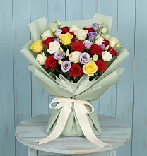 Букет цветов из:  Розы в Орловском Ростовской области