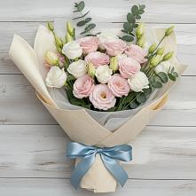 Букет цветов из:  Лизиантусы #REPLACE_PRED# Орловском Ростовской области