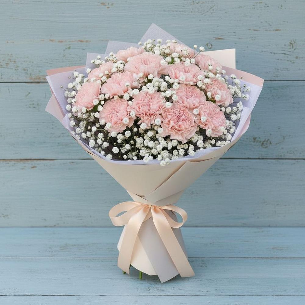 Букет цветов из: Гвоздики в Орловском Ростовской области