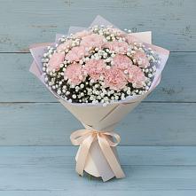 Букет цветов из:  Гвоздики в Орловском Ростовской области