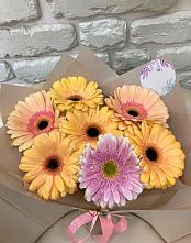 Букет цветов из:  Герберы #REPLACE_PRED# Орловском Ростовской области