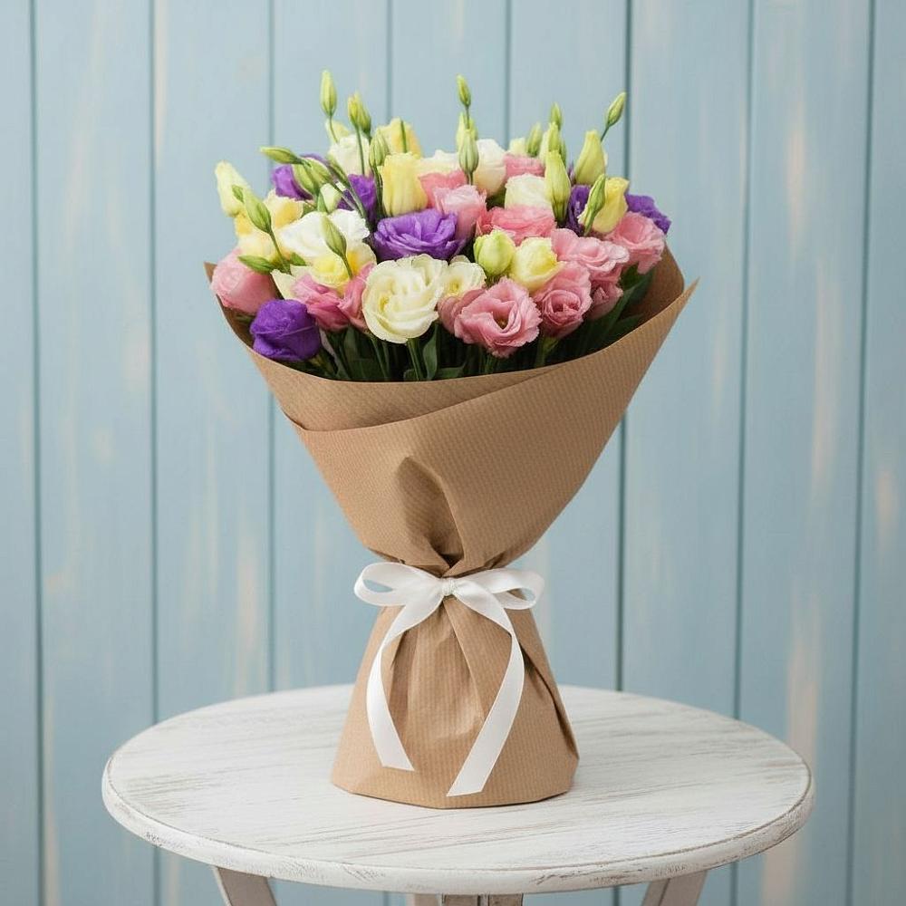 Букет цветов из: Лизиантусы в Орловском Ростовской области