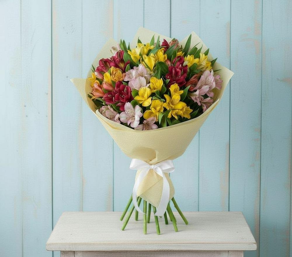 Букет цветов из: Альстромерии в Орловском Ростовской области