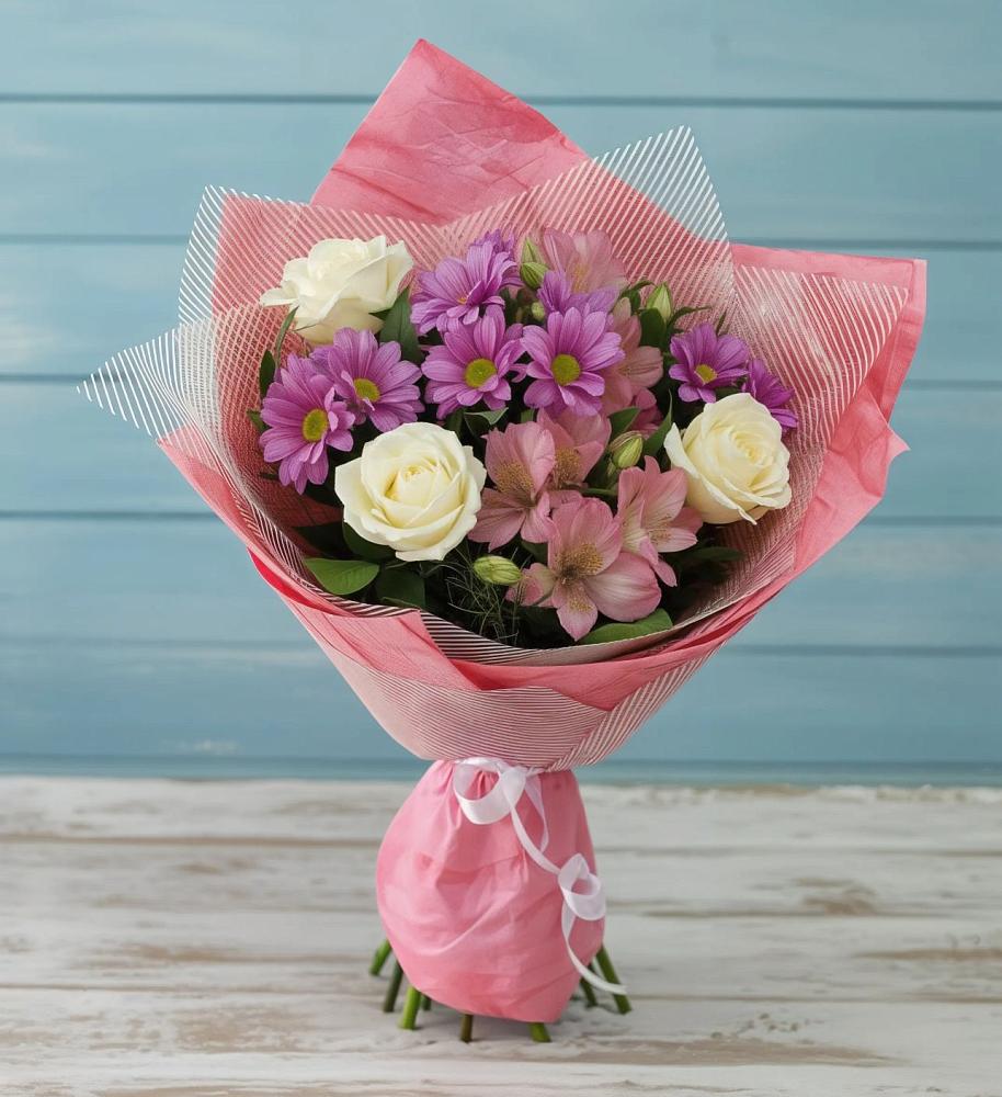 Букет цветов из: Герберы в Орловском Ростовской области